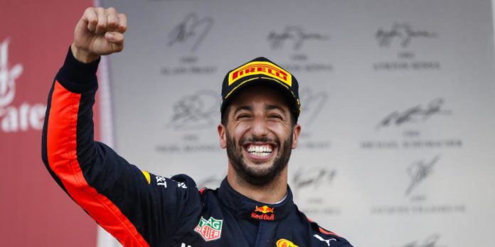 daniel-ricciardo-downshift-formule-1-2017 Daniel Ricciardo GP Azerbaïdjan 2017