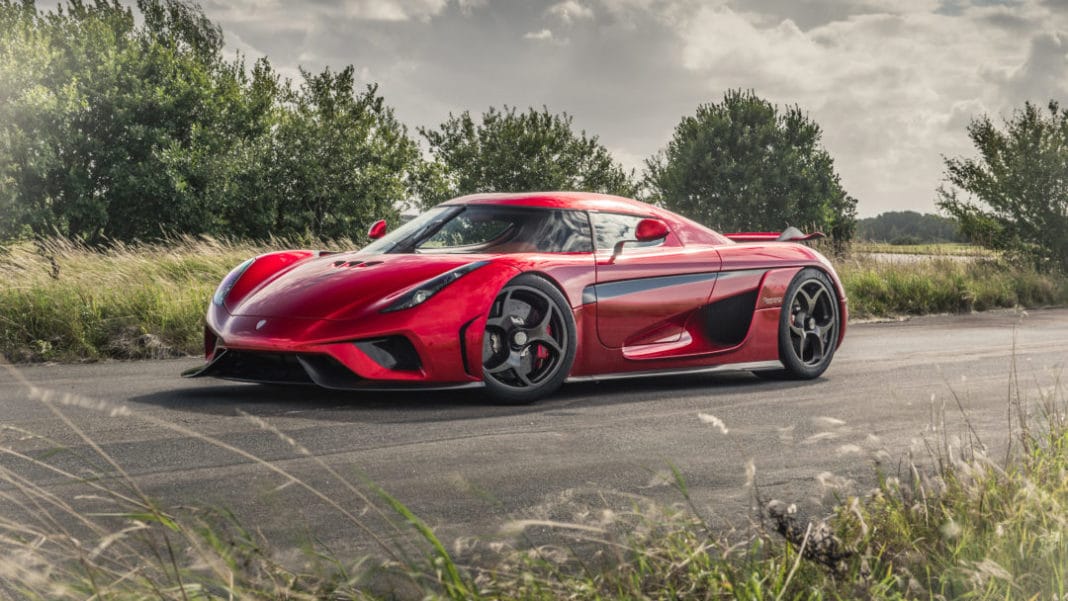 koenigsegg regera 2017 rouge