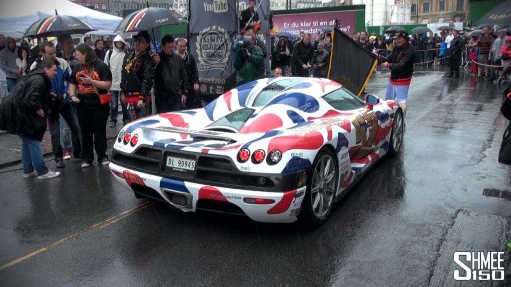 koenigsegg gumball 3000 2017 riga