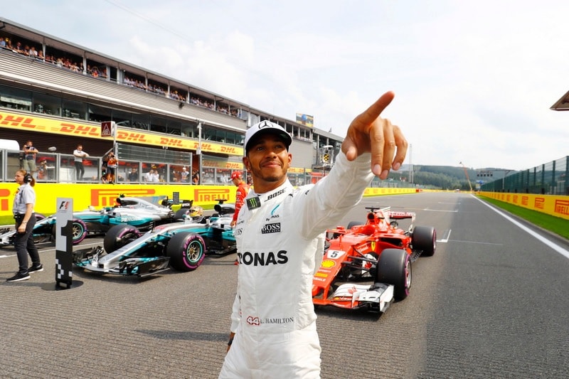 Lewis Hamilton Grand Prix De Belgique 2017