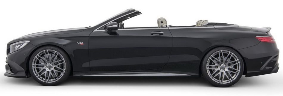 Mercedes S65 Cabriolet Brabus Rocket 900 coté