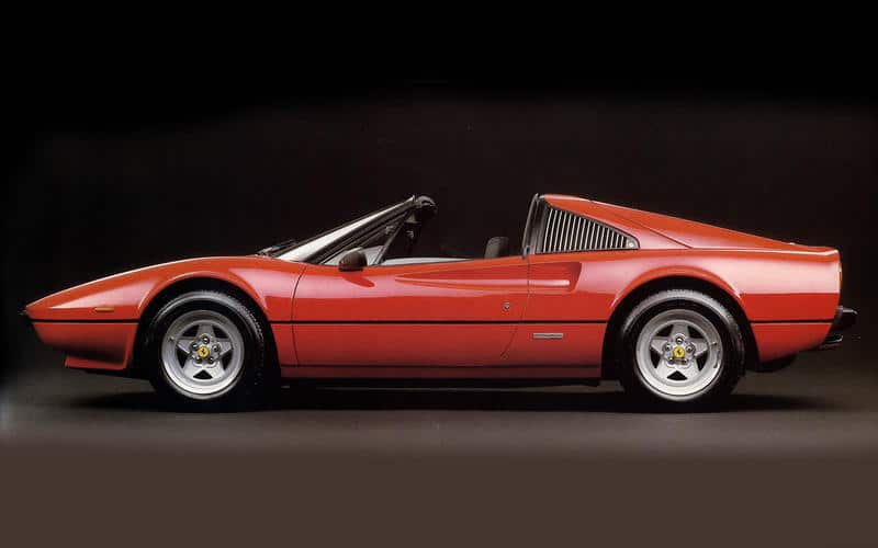 Ferrari 308 GTB-GTS (1975) - Moteur central arrière