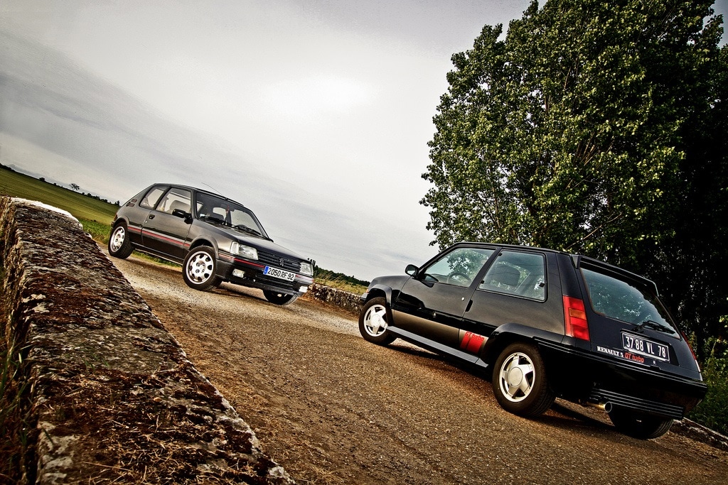 Poids Plumes : 205 gti et super 5 gt turbo