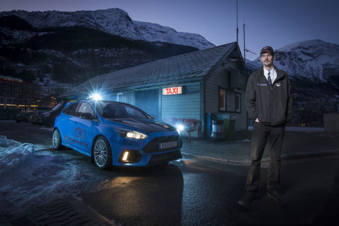 Focus RS : Evald Jastad est un taxi norvégien pas comme les autres !