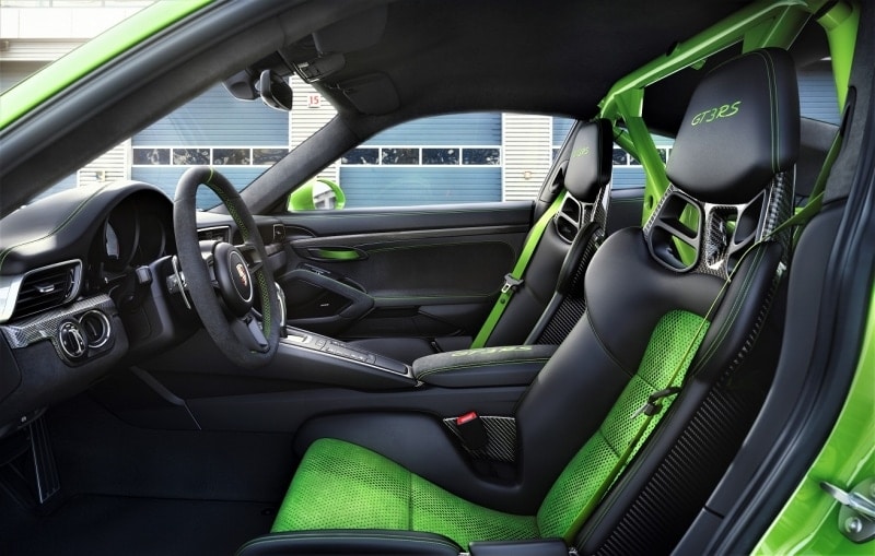 Intérieur de la nouvelle Porsche 911 GT3 RS