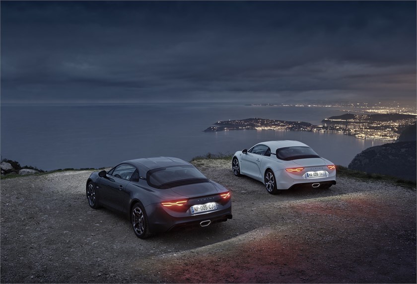 ALPINE A110 Pure et ALPINE A110 Légende DOS - Geneve 2018