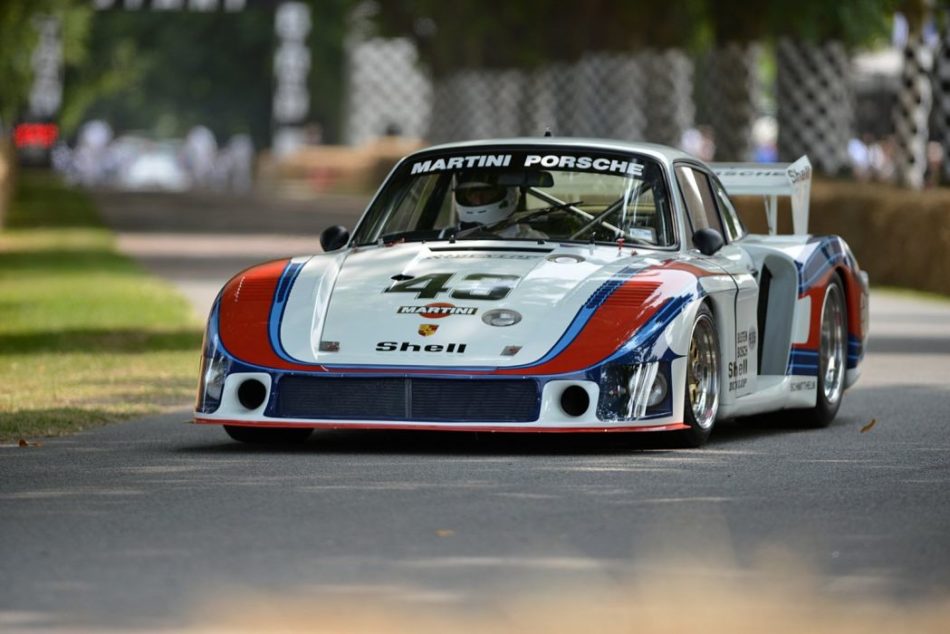 Goodwood Festival of Speed : hill climb Porsche Martini