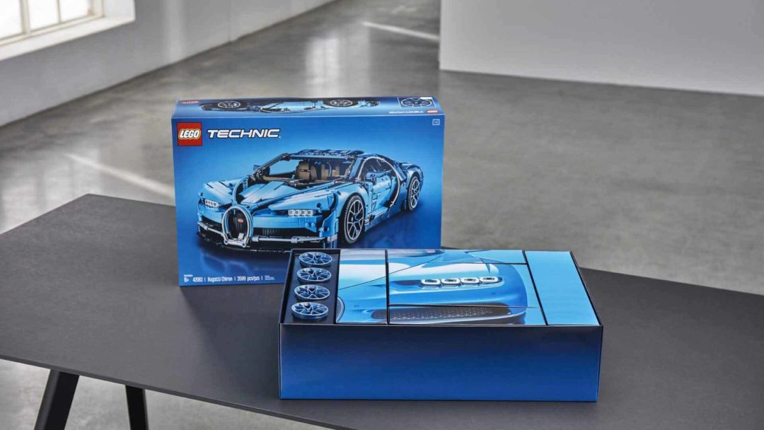 LEGO Technic : une Bugatti Chiron échelle 1/8 de 3599 pièces !