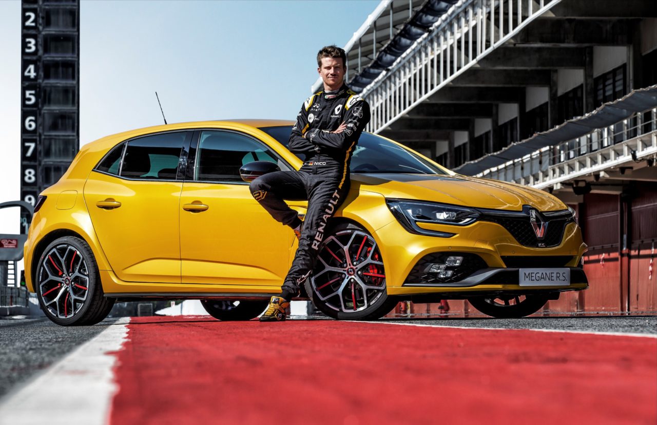 Nouvelle Renault Megane RS Trophy avec Hulkenberg