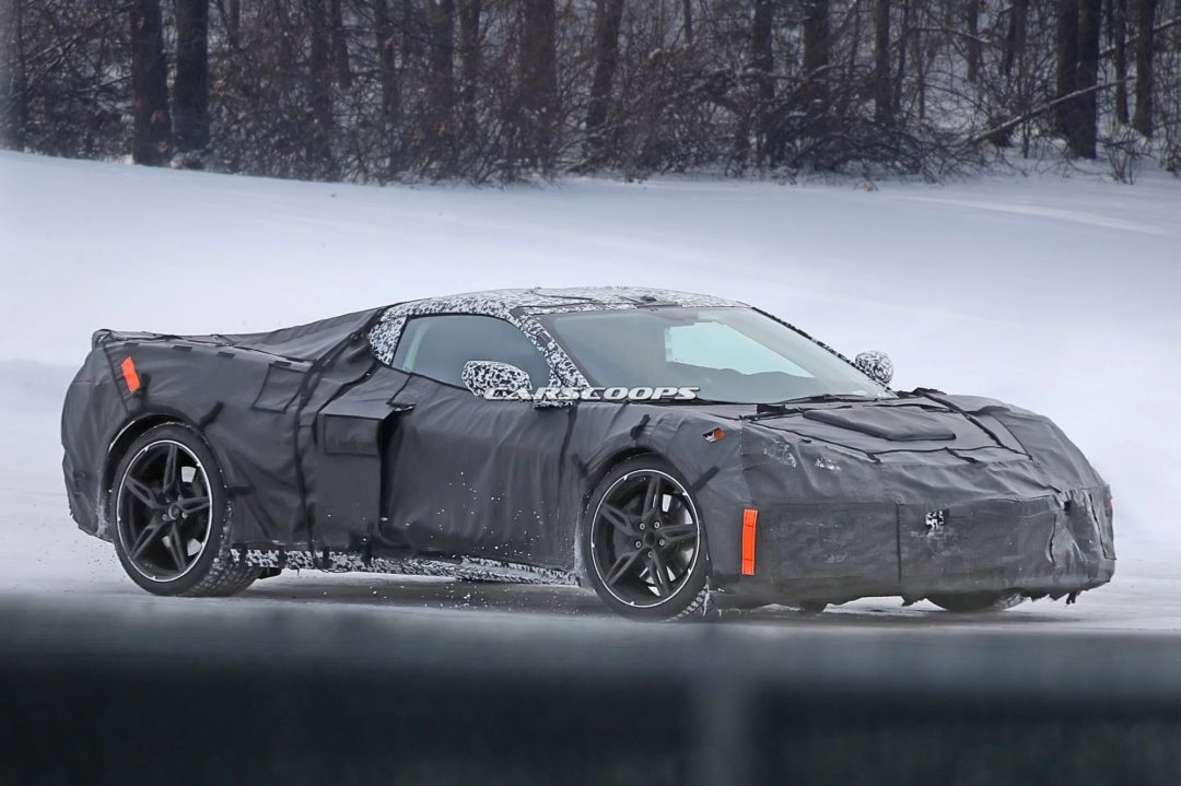 Photos espion de la Chevrolet Corvette C8 plus tôt dans l'année