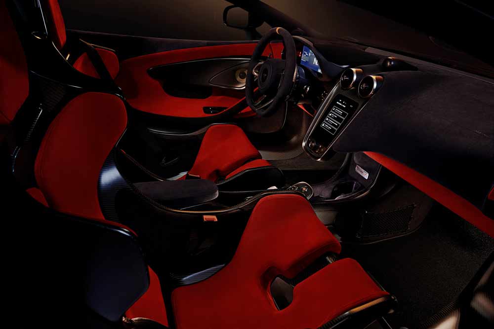 Interieur de la McLaren 600LT