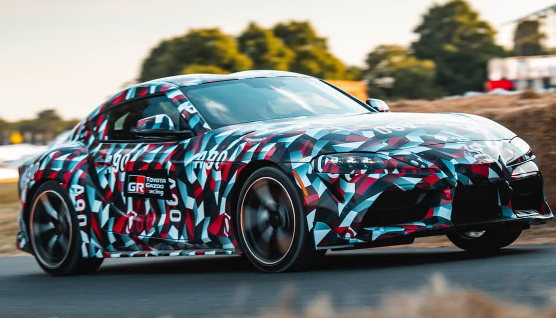 Nouvelle Toyota Supra à Goodwood