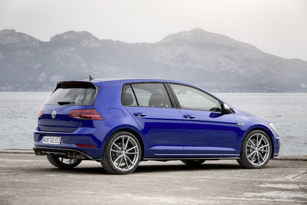 Golf R de profil