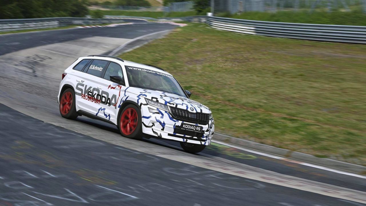 Skoda Kodiaq RS au Nürburgring