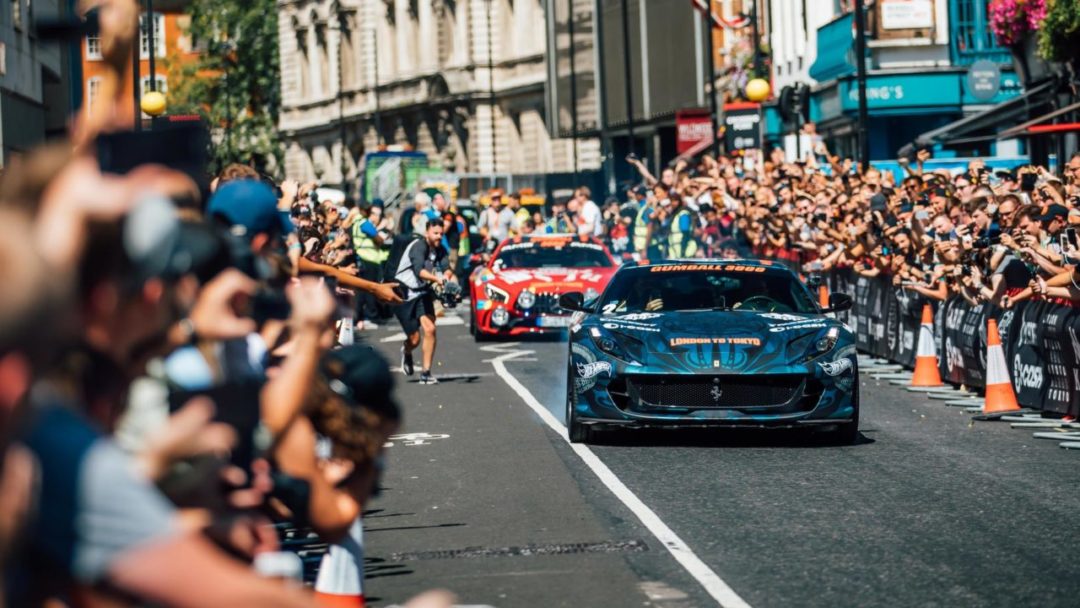 Gumball 3000 (2018) - Depart du rallye de Londres