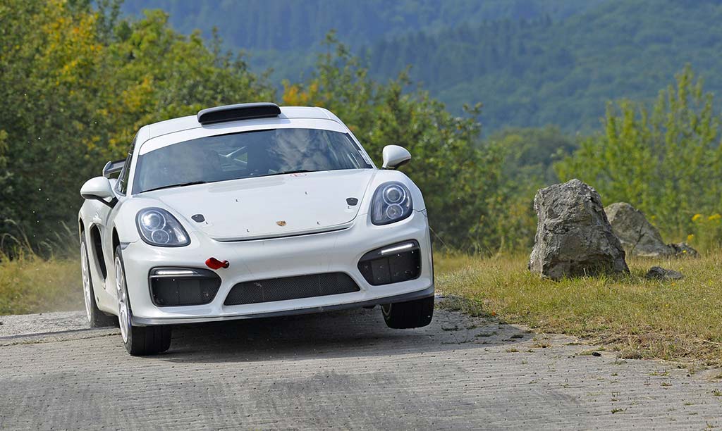 La Porsche Cayman RGT en action !