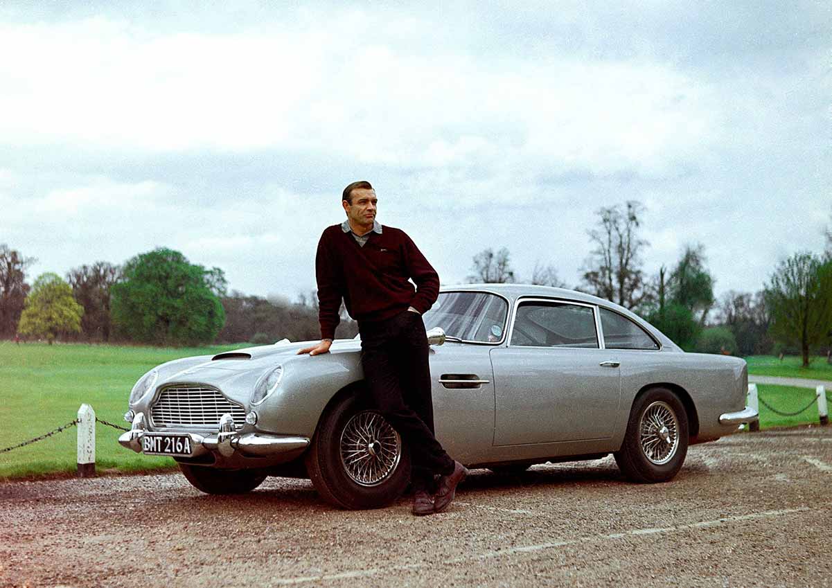 Sean Connery et sa DB5