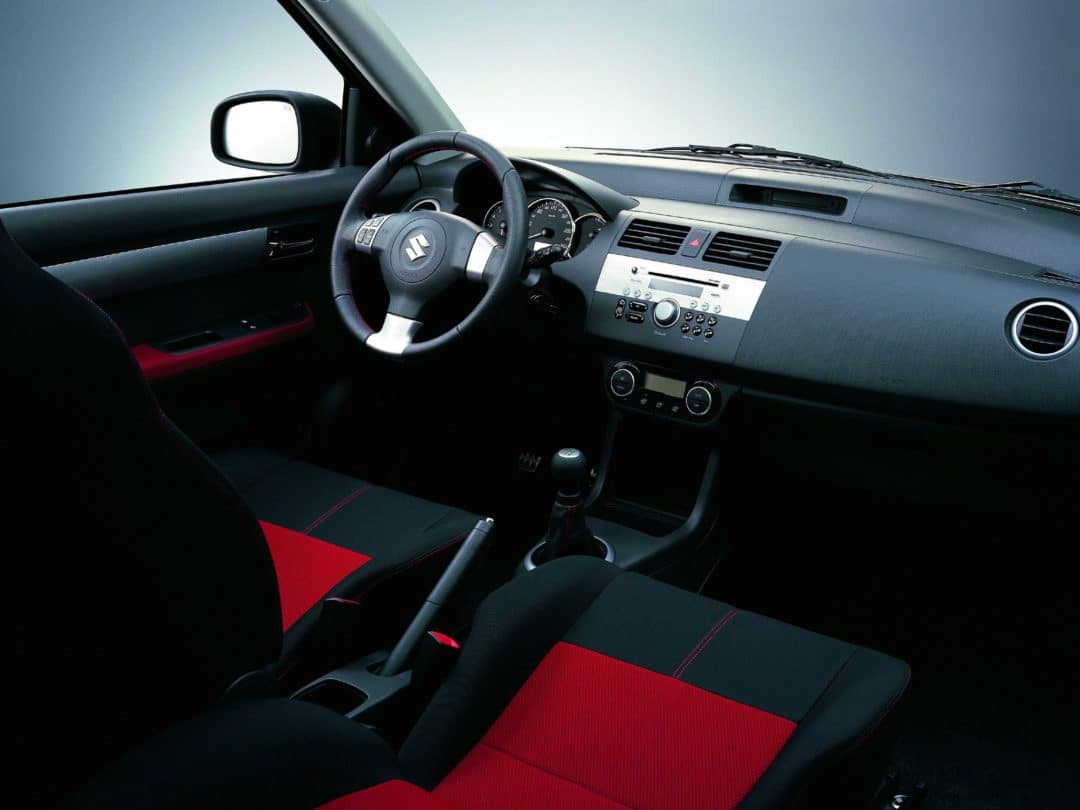 Intérieur de la Suzuki Swift Sport