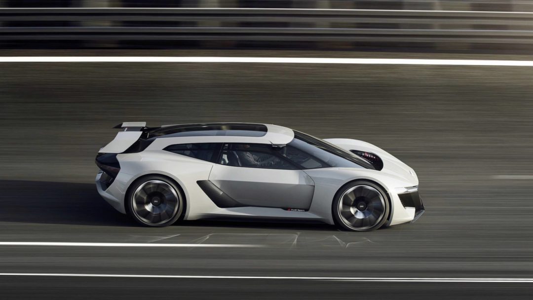 Audi PB18 avec aileron déployé