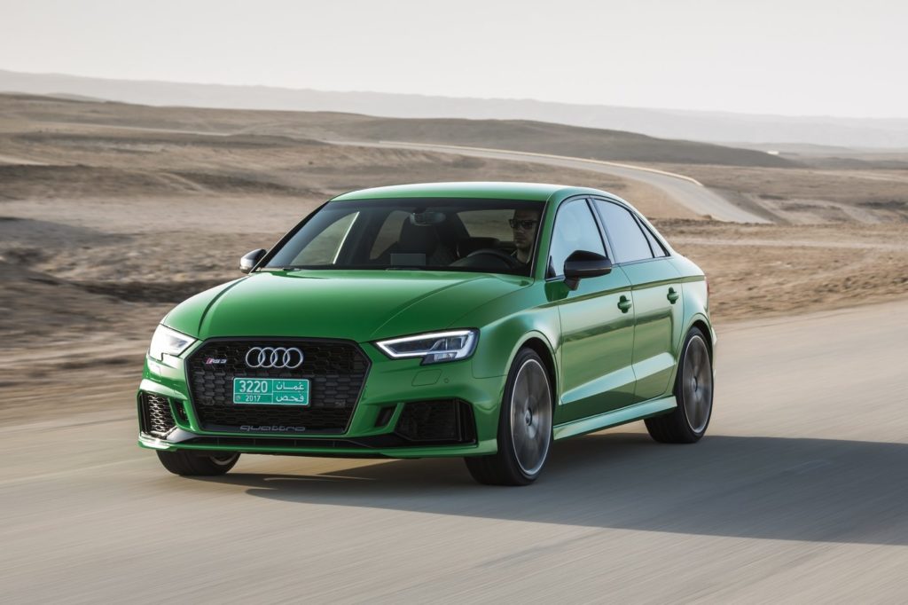 L'Audi RS3 Compacte et Berline touchée par le WLTP