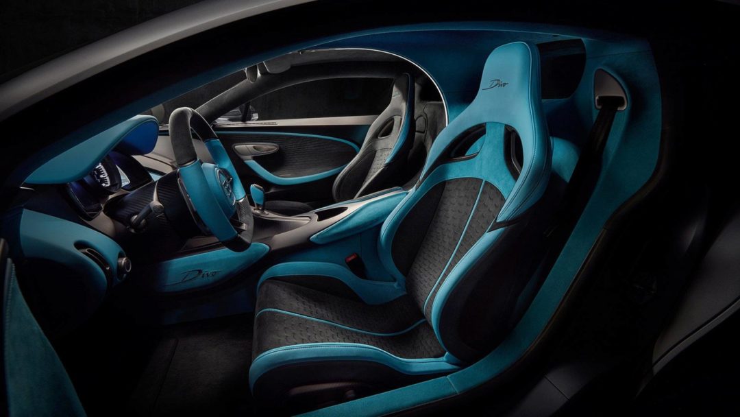 Intérieur conducteur Bugatti Divo