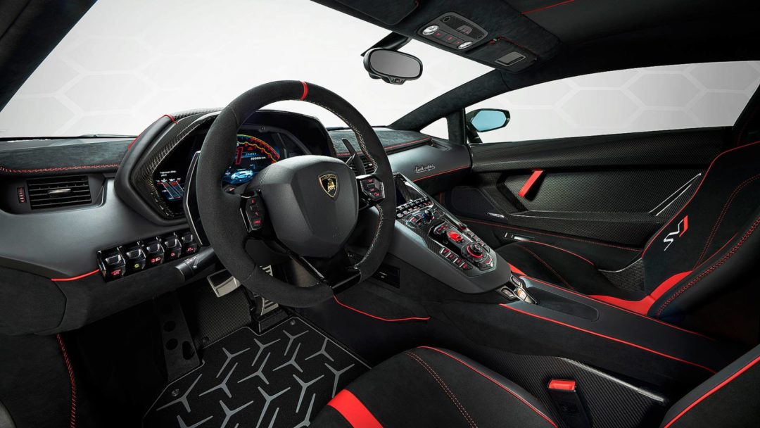 Interieur Lamborghini Aventador SVJ