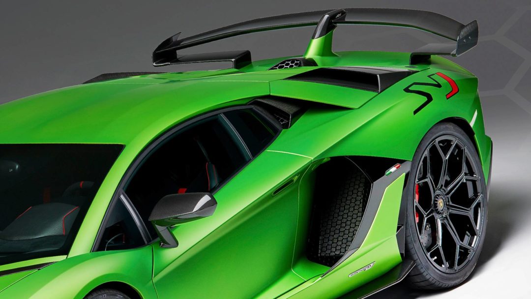 Aileron actif Lamborghini Aventador SV