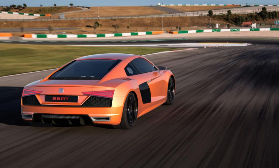 Arrière de la Seat Audi R8