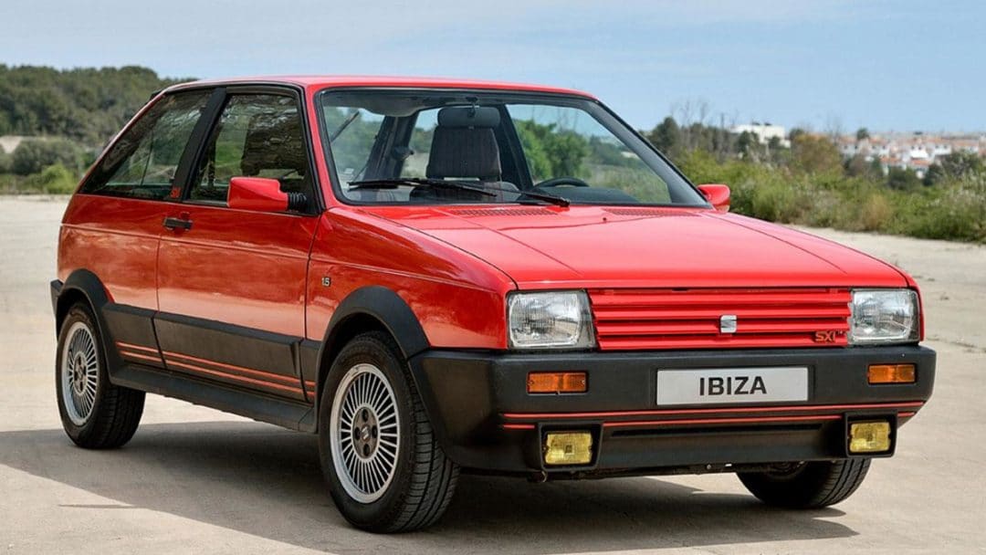 Seat Ibiza MK1 co-développée par Porsche