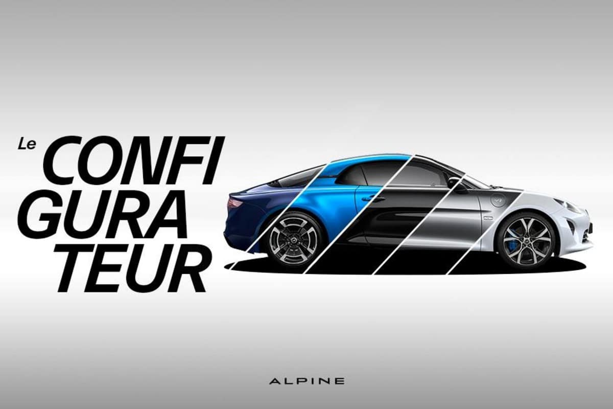 Configurateur en ligne Alpine A110