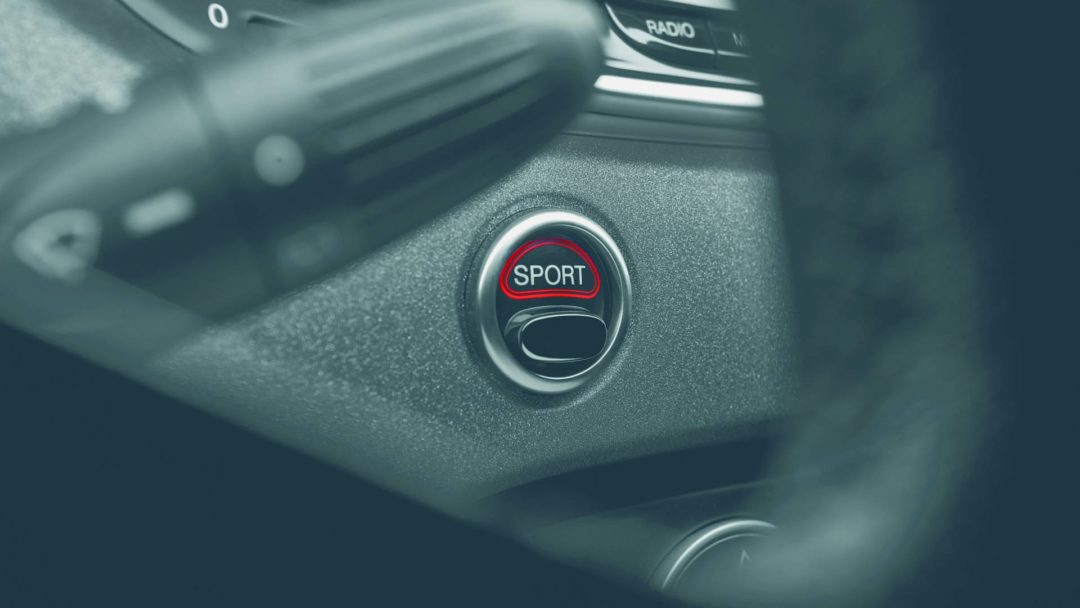 Bouton Sport de la 595 Abarth