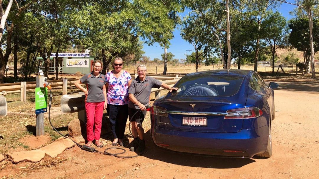 Recharger une Tesla