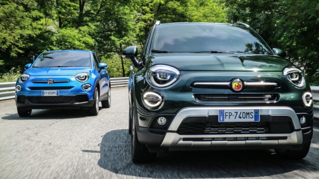 Fiat Abarth 500X abandonnée