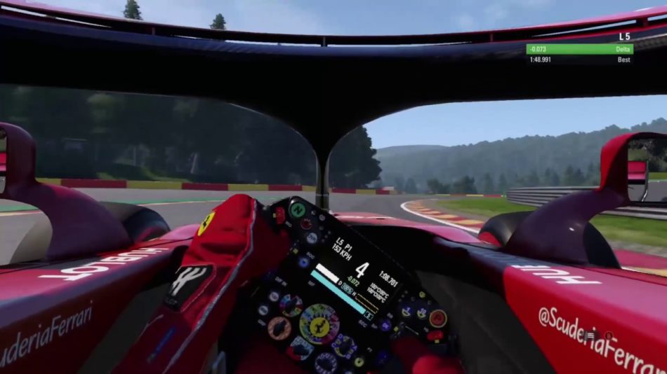 F12018 - Cockpit Halo Ferrari