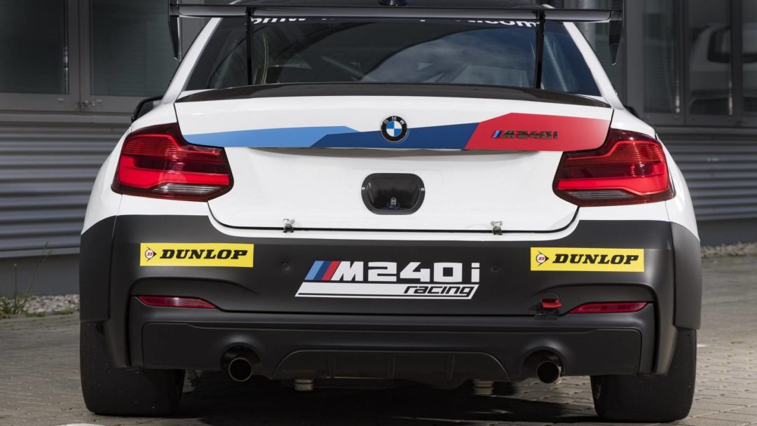 Face arrière BMW M240i Racing Cup