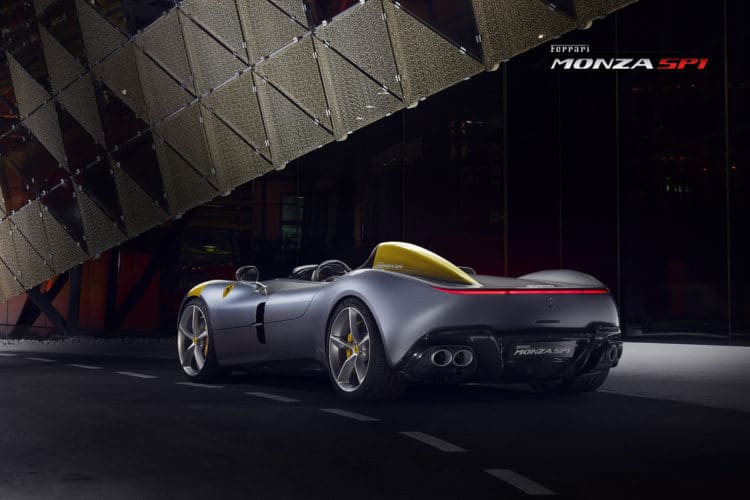 Ferrari Monza SP1 arrière