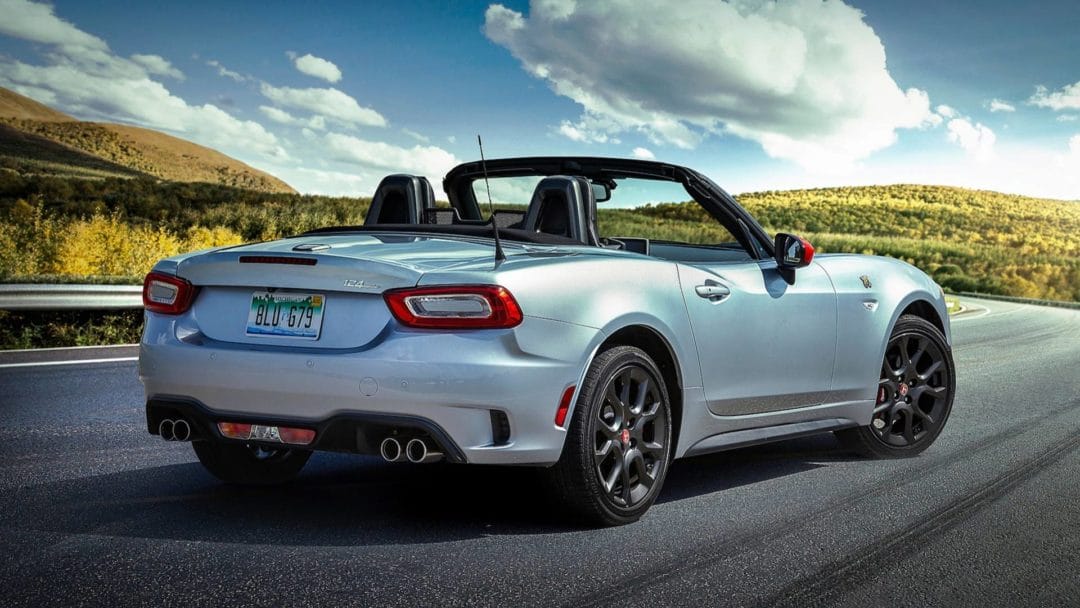 Arrière Fiat 124 Spider