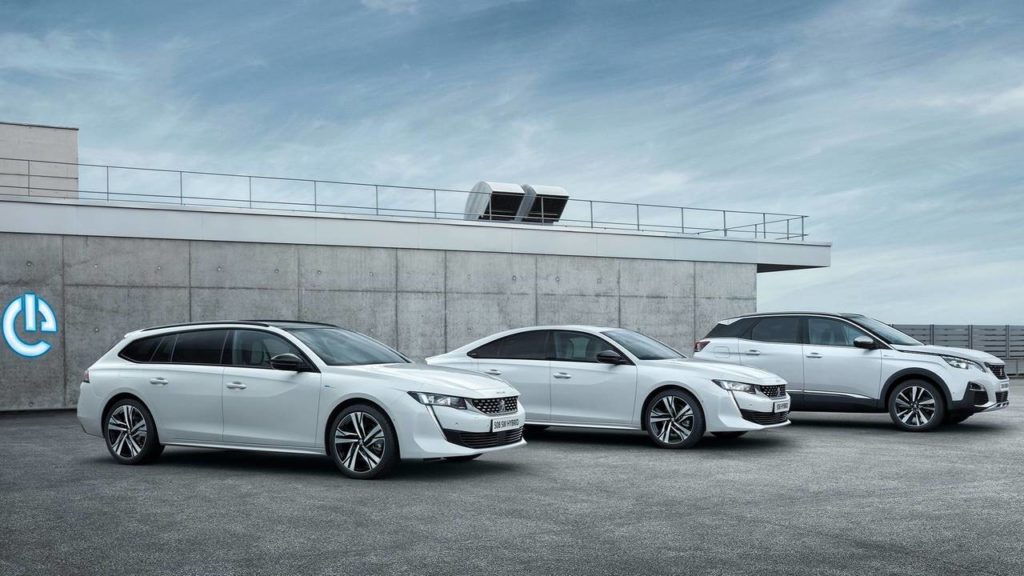 Peugeot hybrides rechargeables