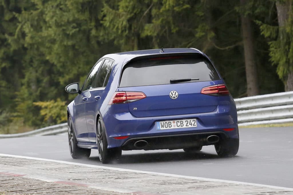 La Volkswagen Golf R420 encore aperçue au Nürburgring