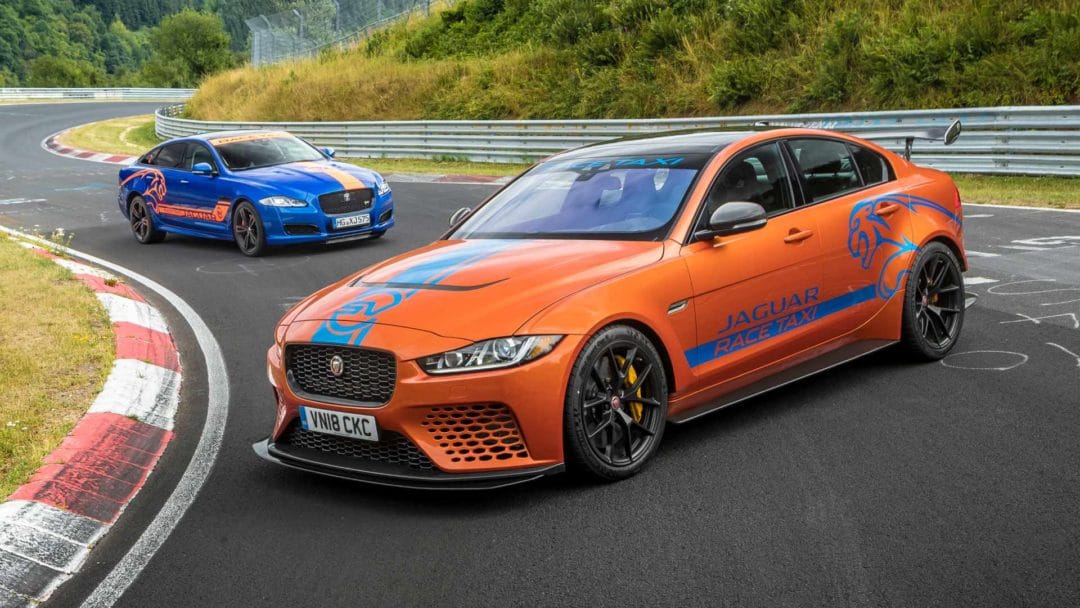 Jaguar XE Project 8 : nouveau Taxi du Nürburgring