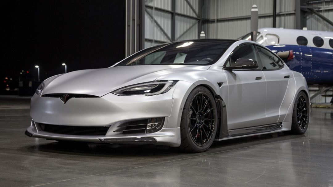 SEMA 2018 : Tesla Model S P100D par Unplugged Performance