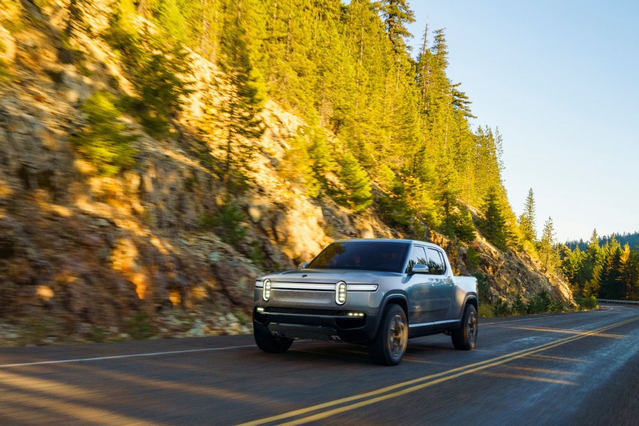 Nouveau pick-up 100% électrique de Rivian R1T tout terrain