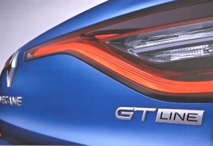 Arrière de la nouvelle Megane GT Line