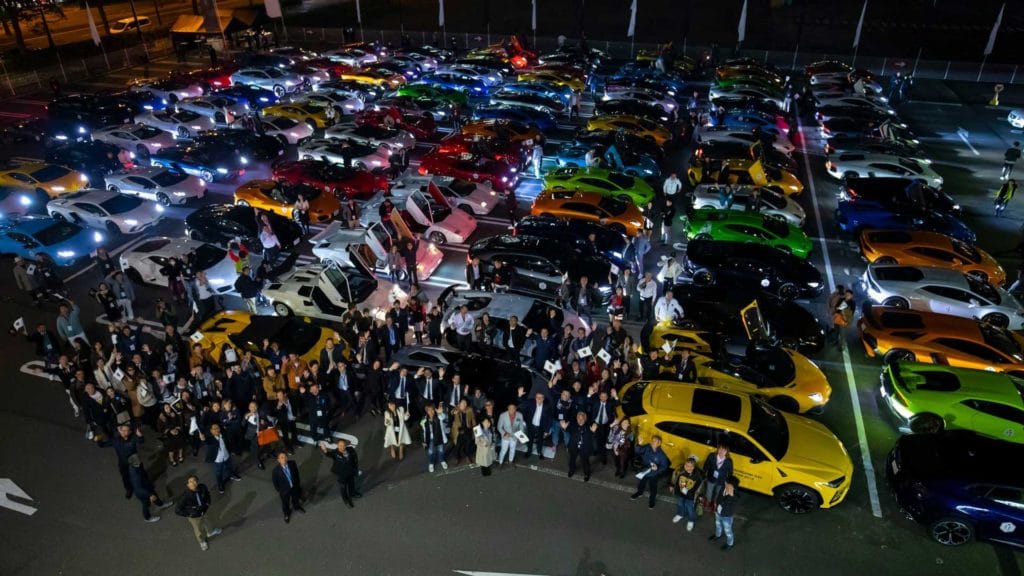 Lamborghini Day Japan pour fêter l'arrivée de la nouvelle Aventador SVJ