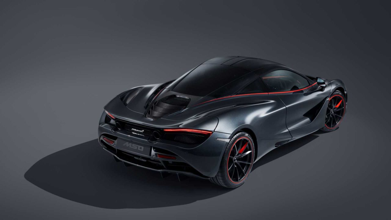 Arrière McLaren MSO 720S Stealth