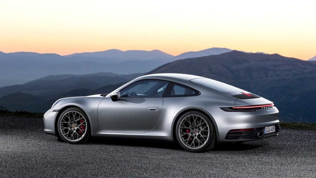 Arrière Nouvelle Porsche 911 (992)