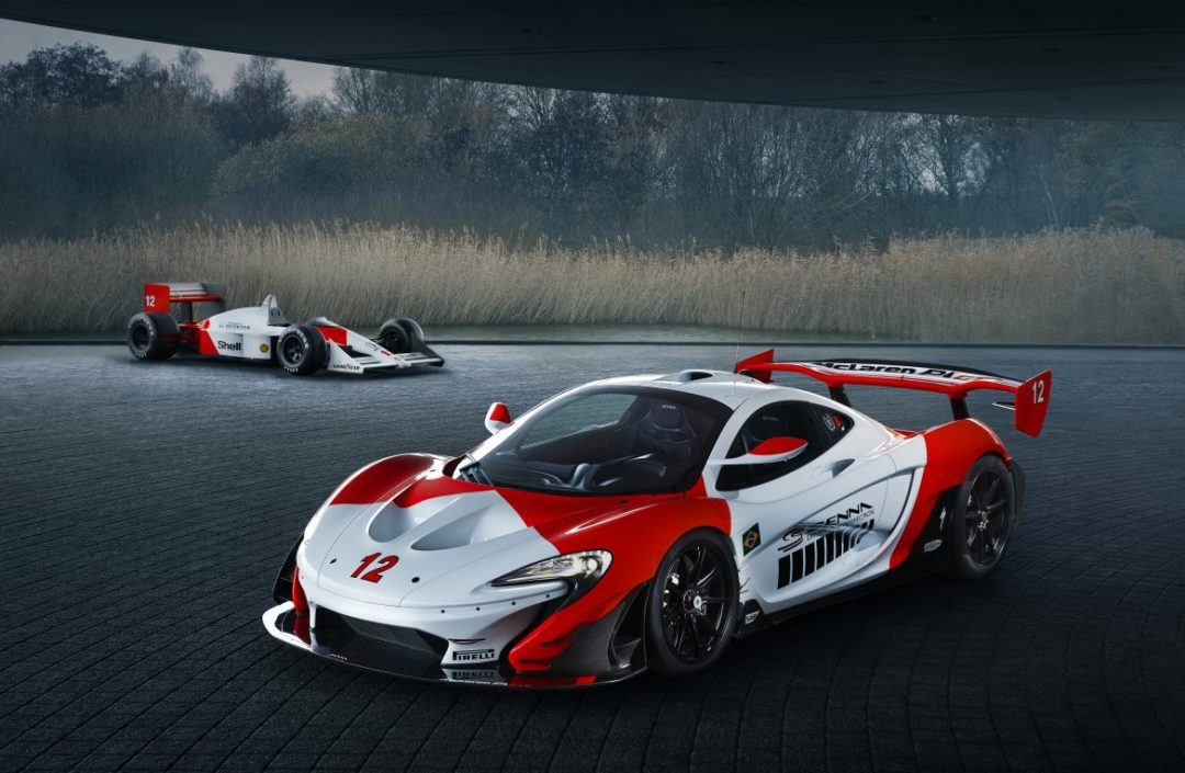 McLaren P1 GTR en hommage à Ayrton Senna et sa MP4/4