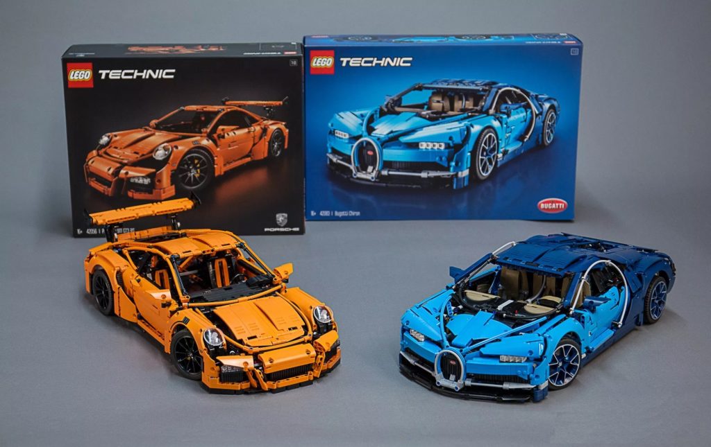 LEGO Technic : Bugatti Chiron et Porsche 911 GT3 RS