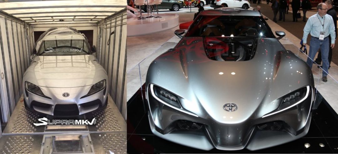 Comparaison entre la Toyota Supra (2020) et la Toyota FT-1 Concept