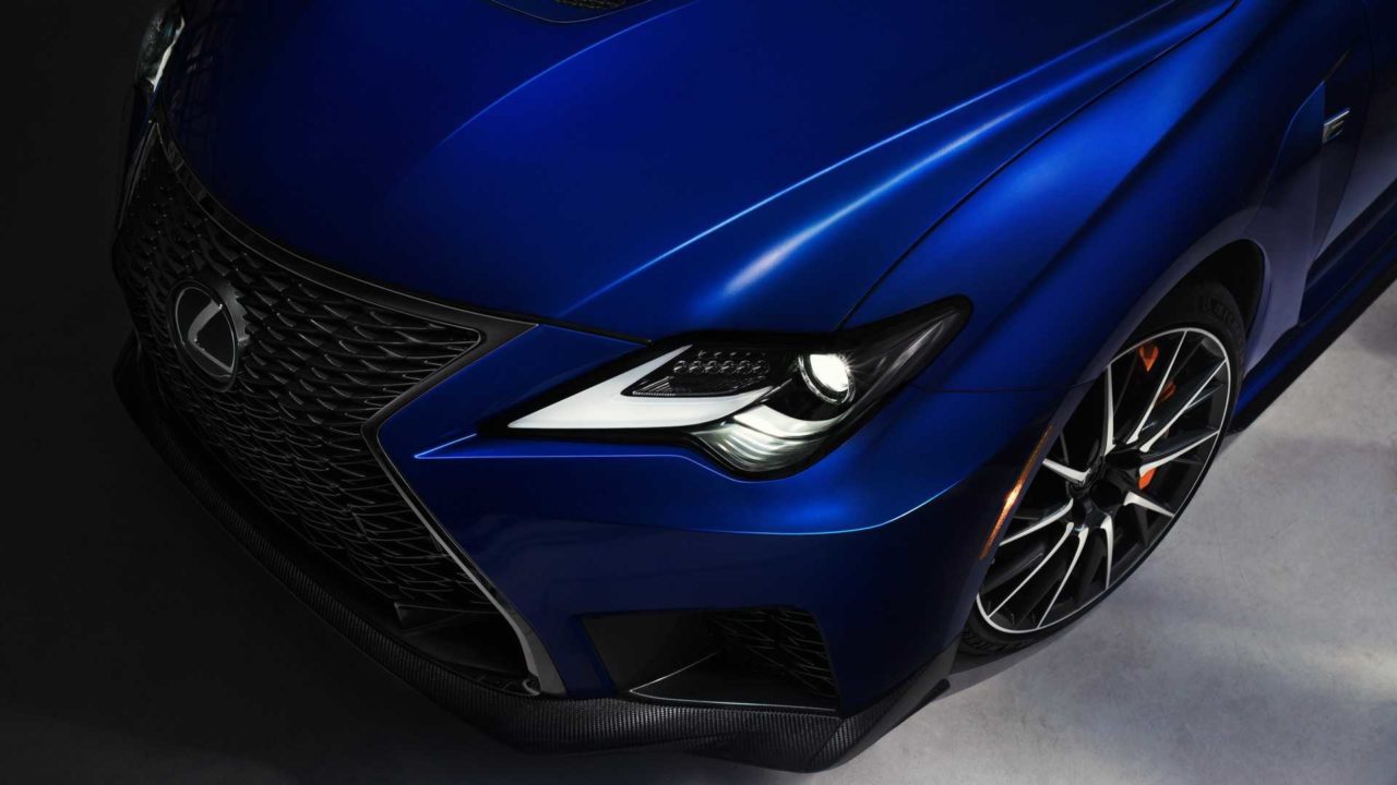 Face avant de la Nouvelle Lexus RC F (2019)